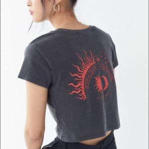 Urban Outfitters Sun And Moon Crop Tee
